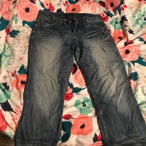 Express boyfriend fit capris